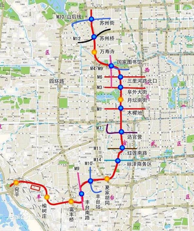 北京地铁线路图与自然美景探险之旅的完美结合